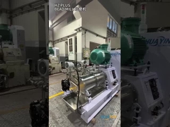 100L Horizontal Bead Mill Untuk Pesticide SC 9Cr18MoV Baja Segel Mekanis Ganda