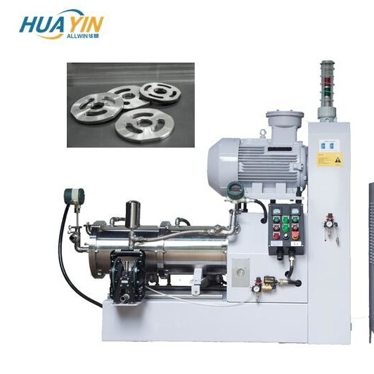 50 Litre Horizontal Bead Mill SS304 Or Sic Ceramic For Water  Solvent Base Ink UV Ink