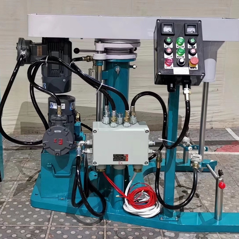 5.5kW High Speed Dispersion Mixer 380V Industrial Paint Shaker Machine